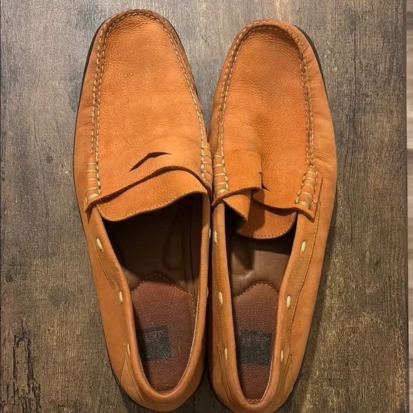 Johnston & Murphy | Shoes | Jm Mens Tan Orange Leather 